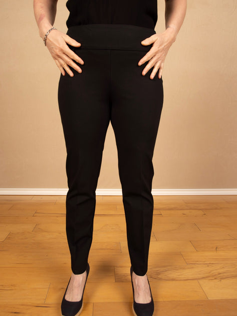 Lisette Black 76% Rayon/21% Nylon/3% Spandex Straight Dress Pants Size 10