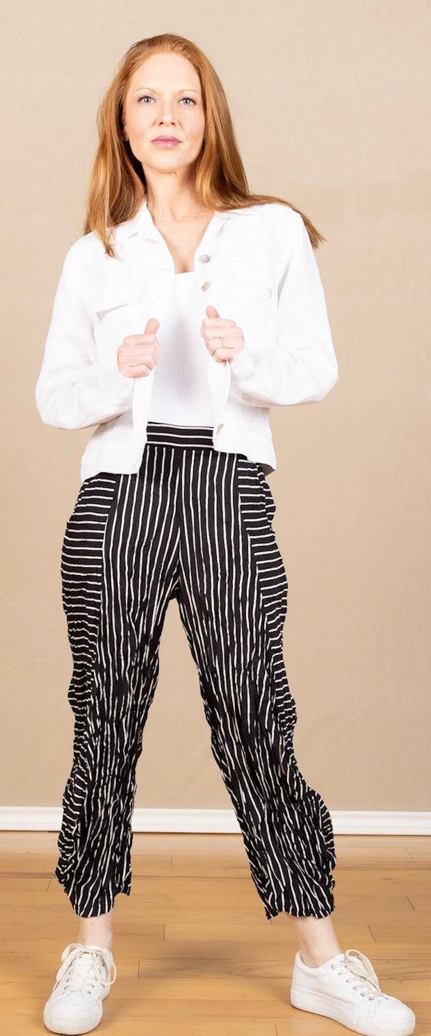 Crush Pant Black