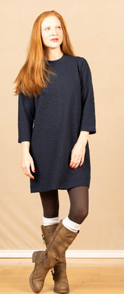 Govilla Jersey Jacquard Tunic Navy