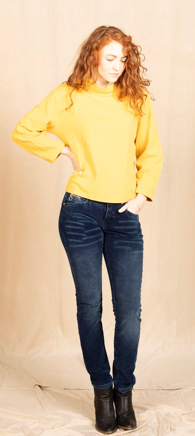 Slim Velvet Denim