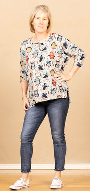 Dolman Sleeve Top Penguin