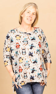 Dolman Sleeve Top Penguin