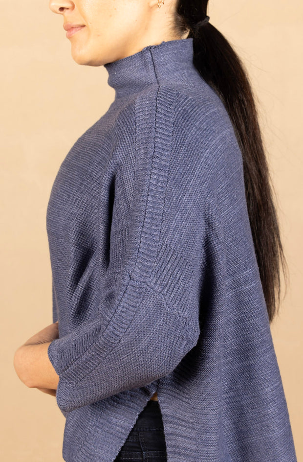 Boho Sweater Night Blue