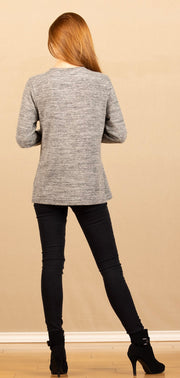 Stitch Sweater Gray