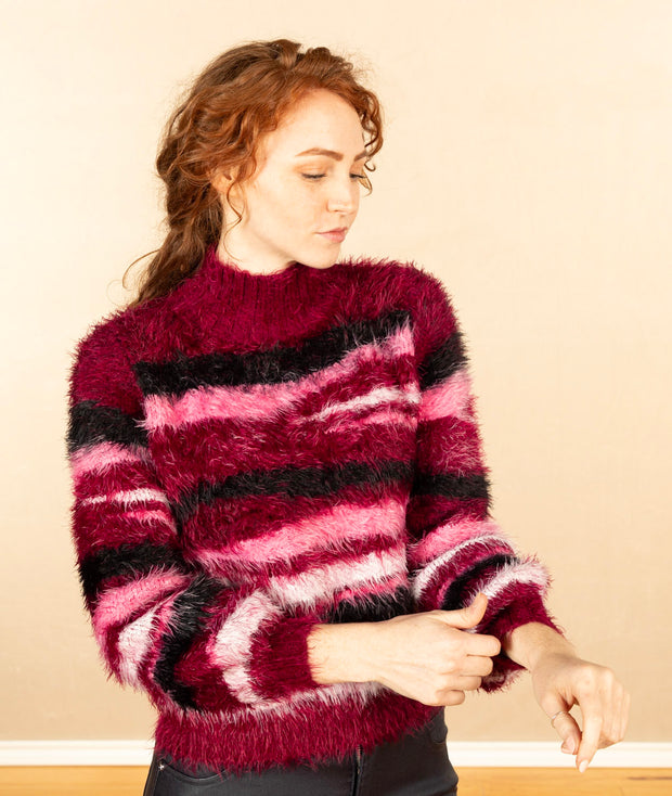 Eyelash Sweater Pink