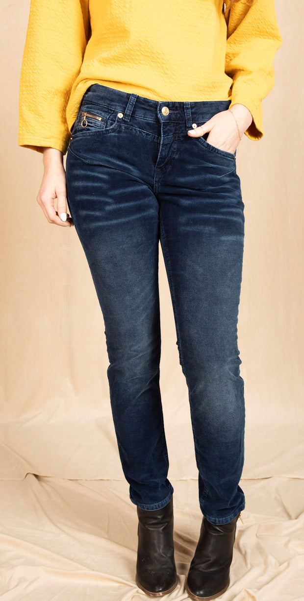 Slim Velvet Denim