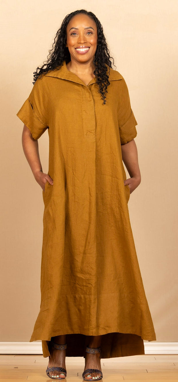 Artful Shirtdress Tobacco