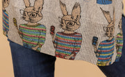 Scoop Neck Sweater Bunny