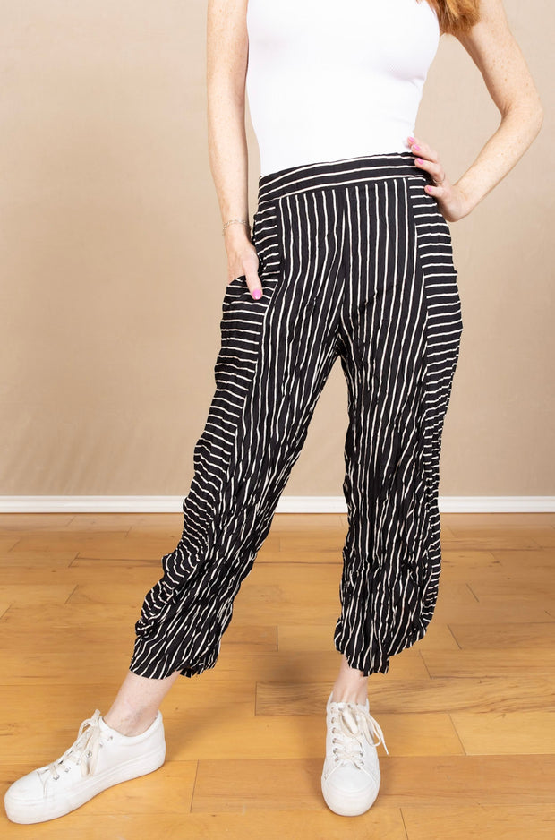 Crush Pant Black