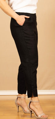 Pocketed Ankle Pant Black