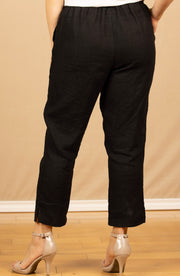 Pocketed Ankle Pant Black