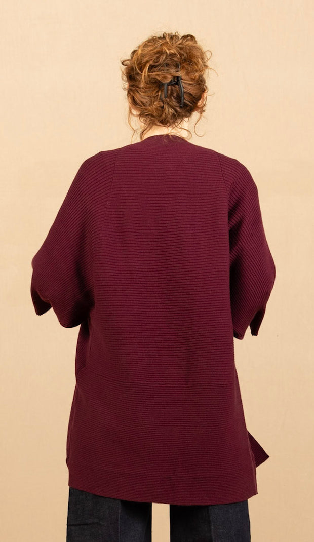 Miko Cardigan Dark Cherry