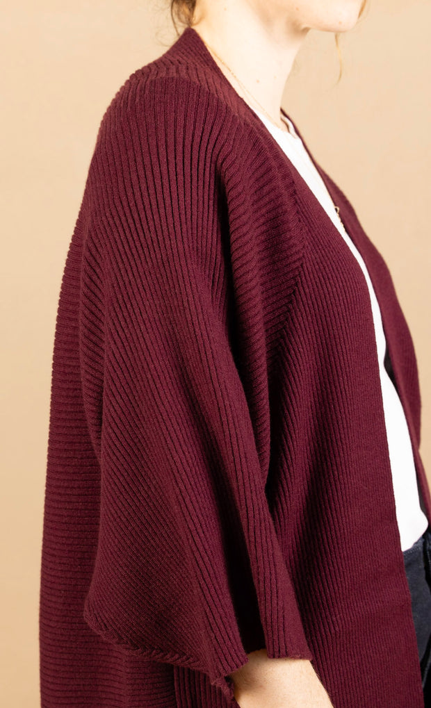 Miko Cardigan Dark Cherry