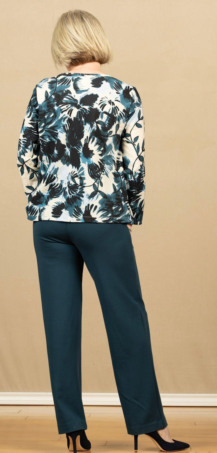 Kala Blouse Reflect Pond Print