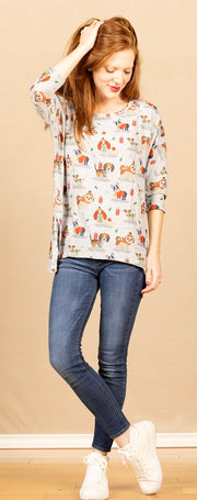 Dolman Sleeve Top Dog