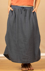 Cinch Skirt Slate