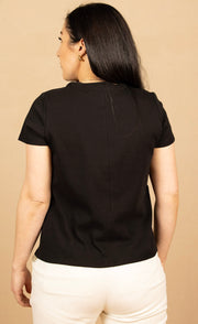 Short Sleeve Crew Tee Black