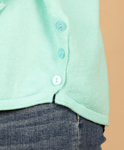 Cotton Sweater w/Two Pockets Seafoam