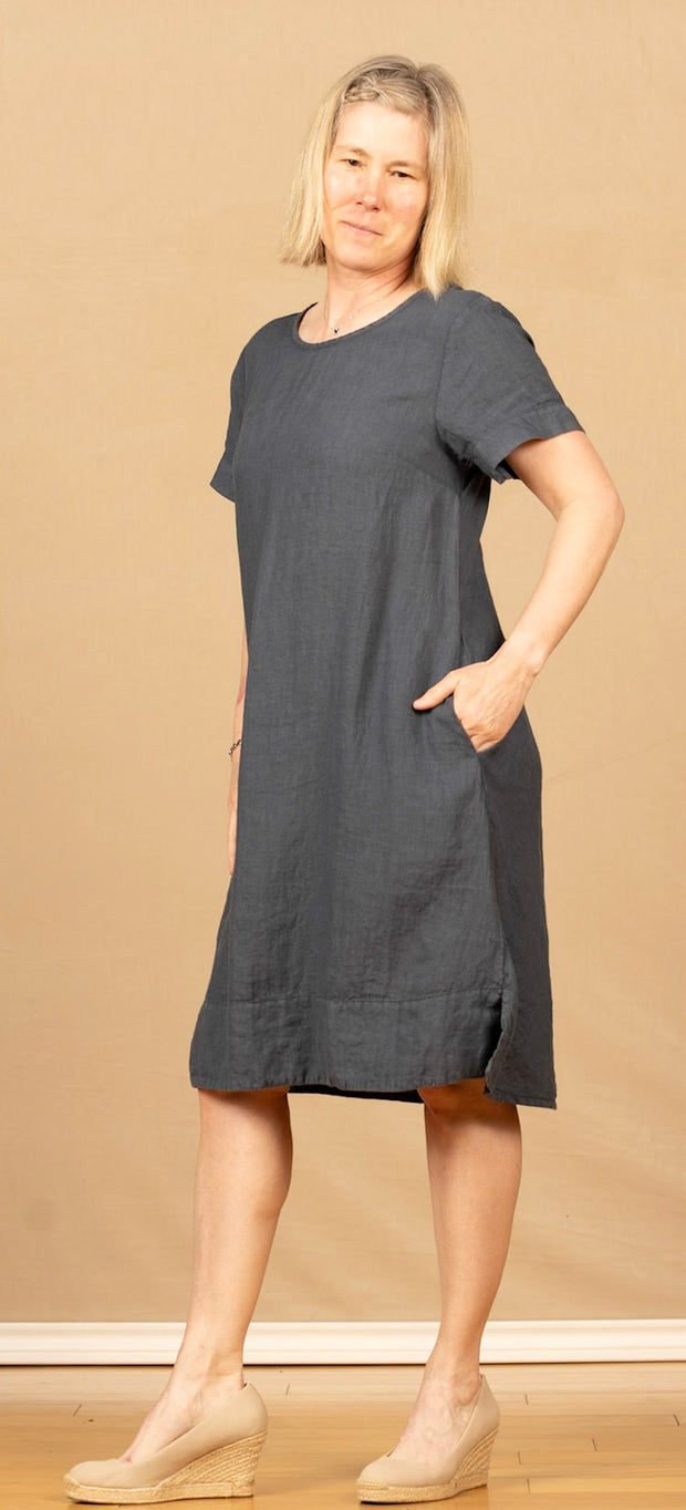 Roadie Tee Dress Slate