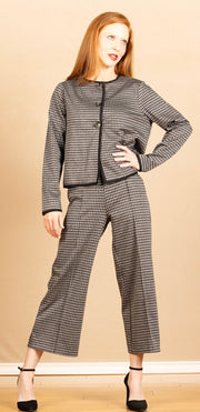 Juanta Jacket Black Houndstooth