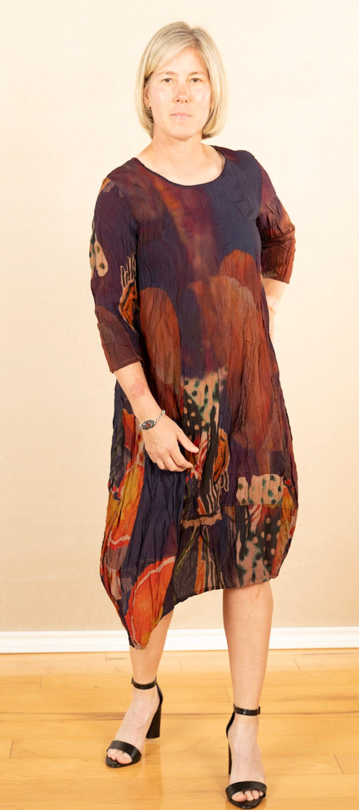 Desert Sunset Crushed Dress