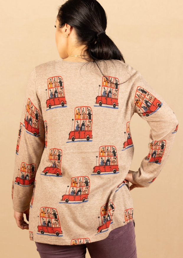 Long Sleeve Sweater Bus