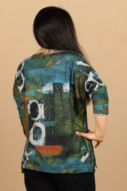 Dolman Sleeve Green