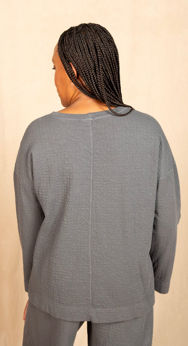 Textured Sweatshirt