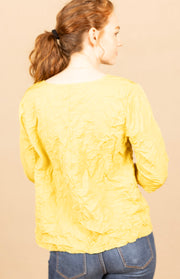 Crush Pullover Top Gold