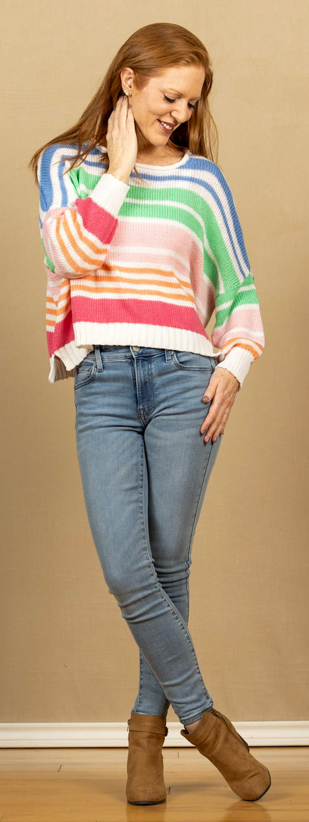 Kate Stripe Top Spring Stripe