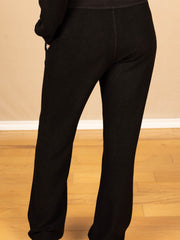 Wide Leg Sweatpant Black