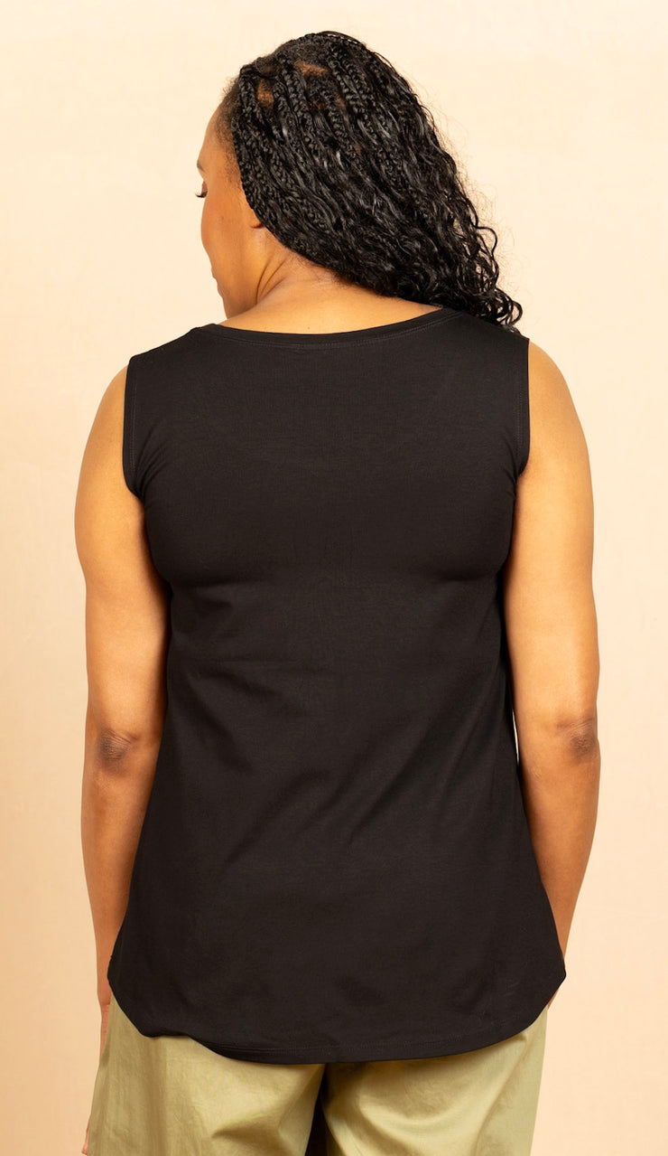 Elisa Tank Black