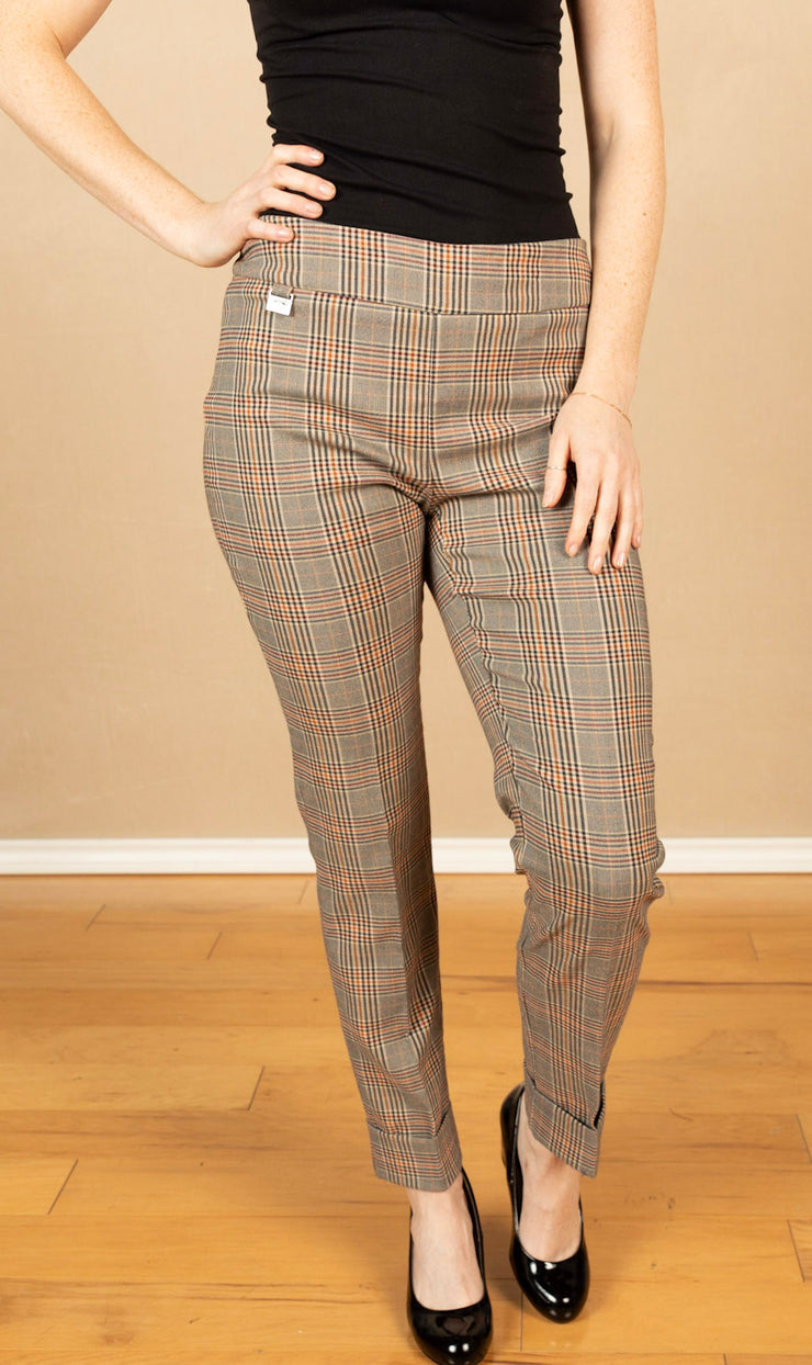 Plaid Cuff Pant