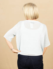 Hill Half Sleeve Top Ventana Blue