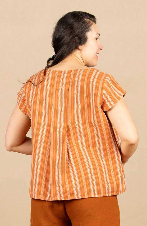 Tuck Back Tee Desert Stripe