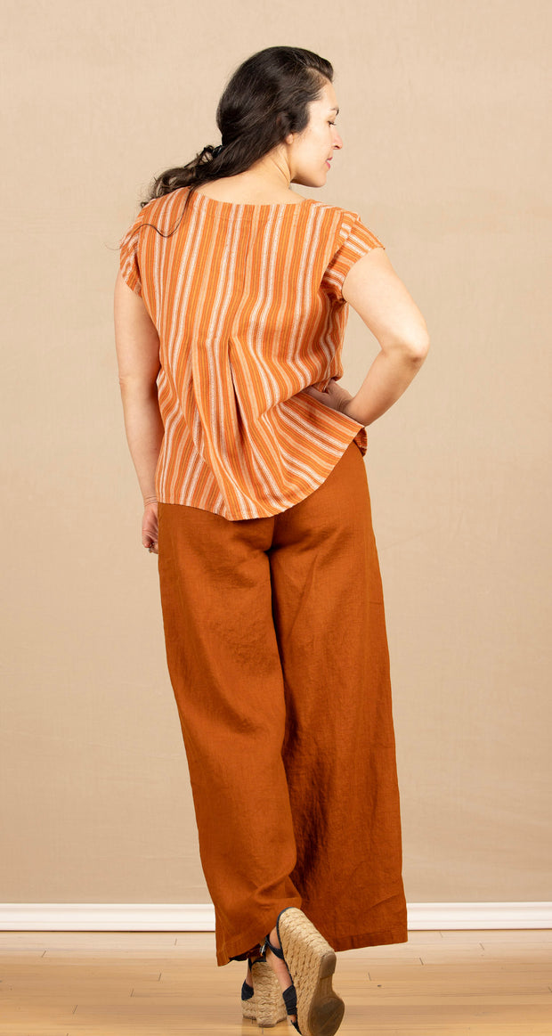 Tuck Back Tee Desert Stripe