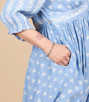 Flower Pot Dress Blue