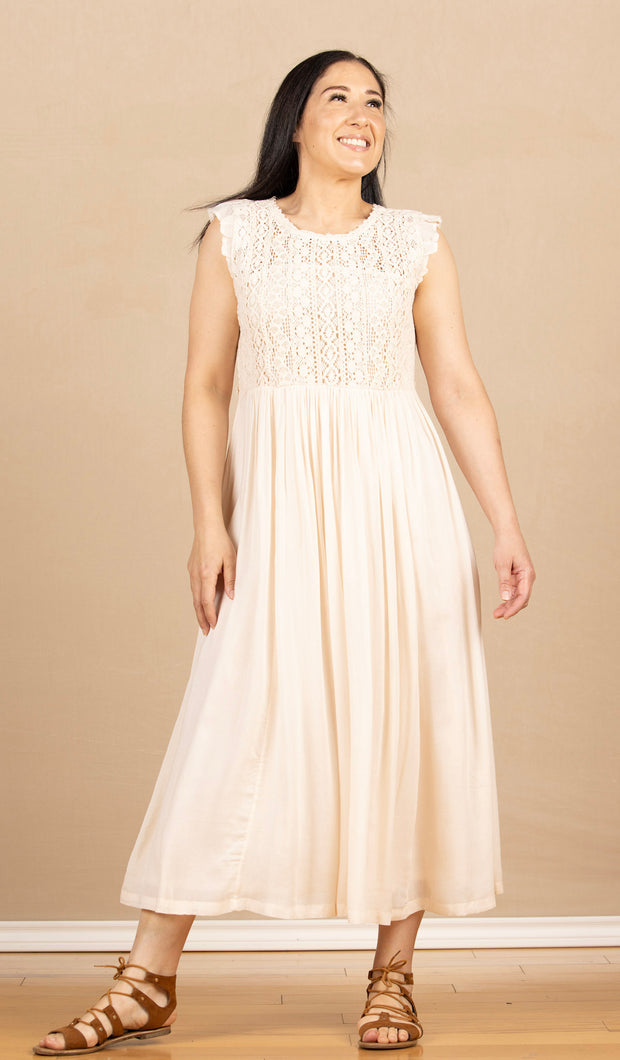 Poetry Dress Ecru