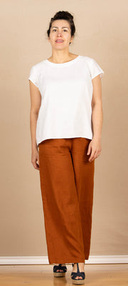 Tuck Back Tee White