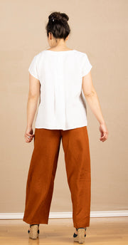 Tuck Back Tee White