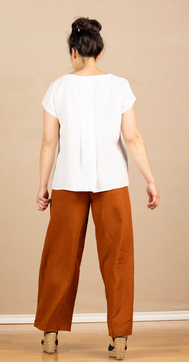 Tuck Back Tee White