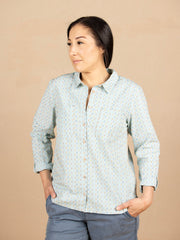 Sofie Cotton Shirt Green Multi