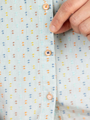 Sofie Cotton Shirt Green Multi