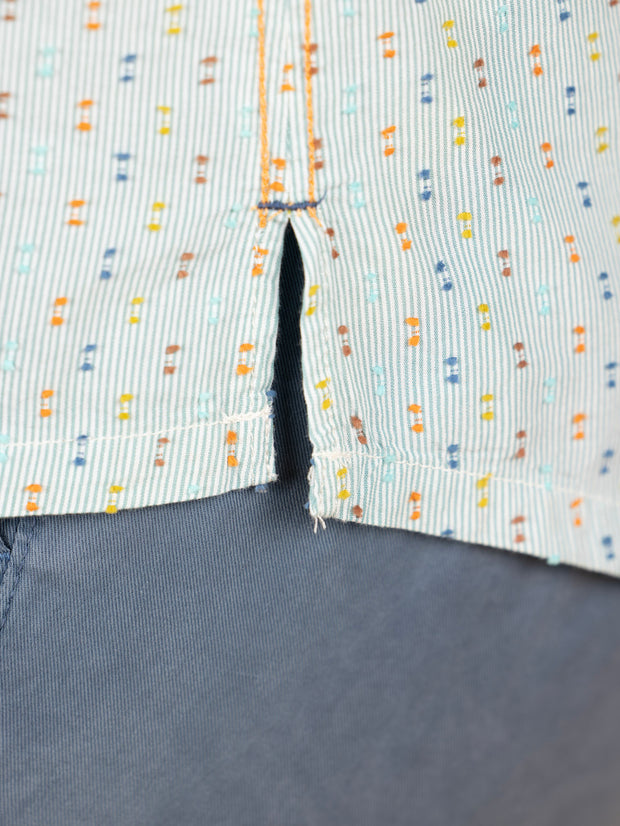 Sofie Cotton Shirt Green Multi