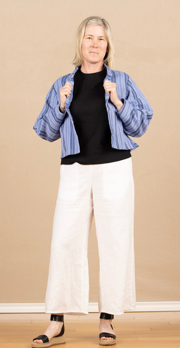 Seamly Jacket Sky Stripe