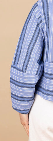 Seamly Jacket Sky Stripe