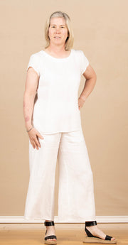 Tuck Back Tee White
