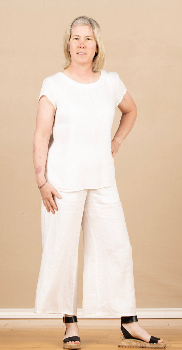 Tuck Back Tee White