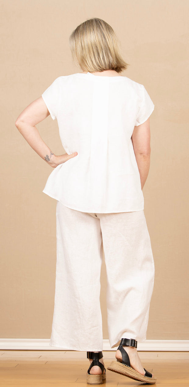 Tuck Back Tee White
