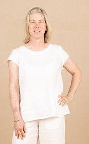 Tuck Back Tee White